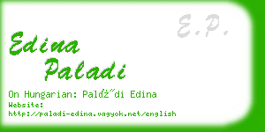 edina paladi business card